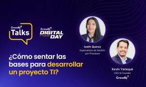 Imagen del GrowBy Talk sobre cómo sentar las bases de un proyecto TI