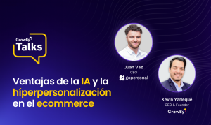 Imagen del GrowBy Talk sobre IA e hiperpersonalización en el ecommerce