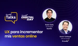 Imagen del GrowBy Talk sobre UX para incrementar las ventas