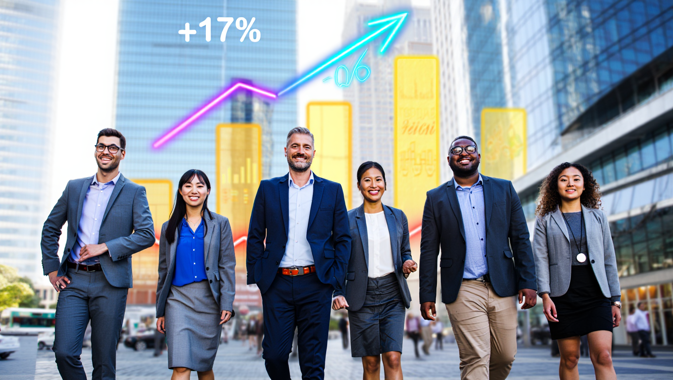 Previsiones de empleo alcanzan un optimismo moderado del 17% en el cierre de año