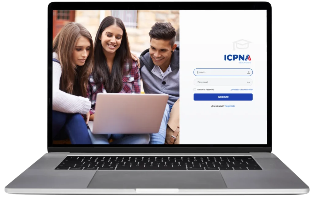 Diseño y desarrollo web para ICPNA, proyecto de GrowBy